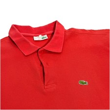 Negligee Lacoste rot 2 Knopf