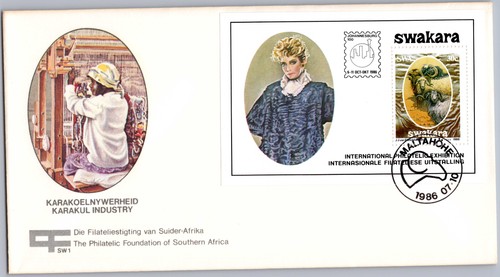 Namibia swa fdc 1986 - namibia,