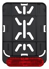 Kennzeichenhalter Versicherungskennzeichen 135x110mm Mofa Roller mit Reflektor