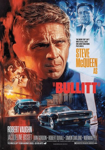 Bullitt poster plakat - poster,