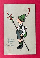 Künstler Glückwunsch AK