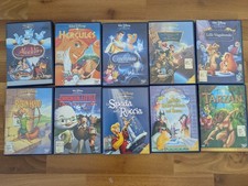 Disney DVD Sammlung 10 Filme Set Kinderfilm English und Italienisch Kinderfilm