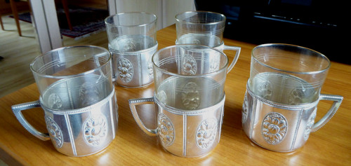 Wmf teeglashalter art deco - teeglashalter,
