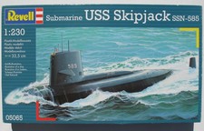 Revell 05065 Submarine USS Skipjack SSN-585 1:230 U-Boot Modellbausatz Model Kit