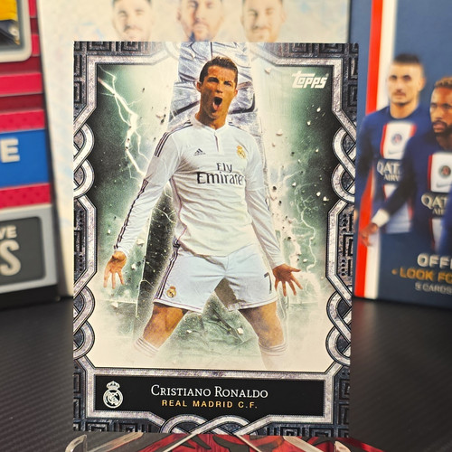 Topps cristiano ronaldo real - cristiano,
