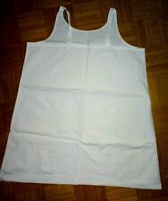 Nachthemd Gr.44/46 handgearbeitetes Leinen Stickerei mit Namen Andrée Träger TOP