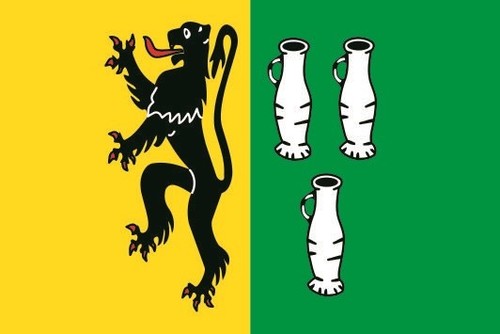 Aufkleber langerwehe flagge - aufkleber,
