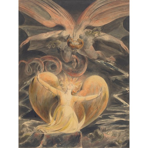 William blake great - red, dragon
