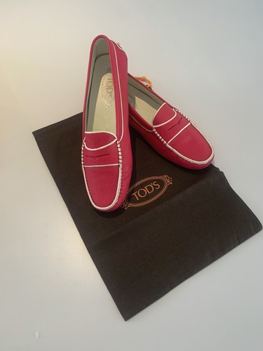 Tod mokassins leder pink - tod´s,