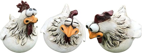 Gartendeko huhn polyresin - gartendeko,