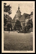 Ansichtskarte jena rathaus - ansichtskarte,