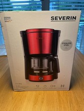 Severin KA 4817 Kaffeemaschine Rotmetallic-Schwarz 10 Tassen Filterkaffee