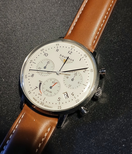 Bauhaus solar chronograph - bauhaus,
