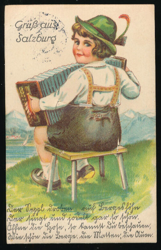 Leporello karte gruß aus - leporello,