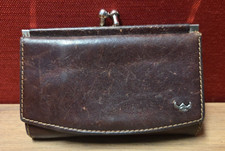 Golden head portemonnaie leder - head,