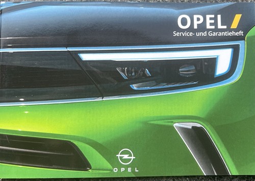 Opel deutsches serviceheft - opel,