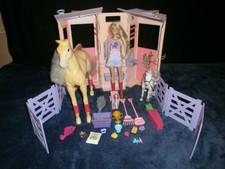 California Girl Pferdestall Pferd Pony Barbie Puppe Zubehör 2004 Mattel