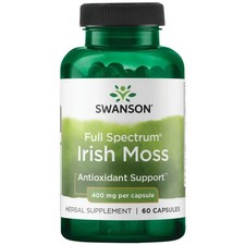 SWANSON, IRISH MOSS Full Spectrum 400mg Antioxidant 60 Kapseln SUPER PREIS