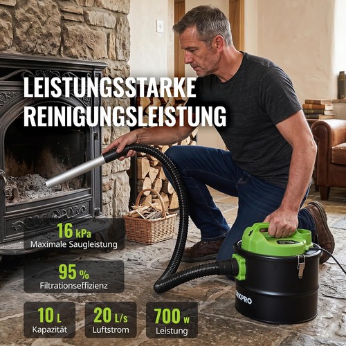Workpro aschesauger 700w - aschesauger,,