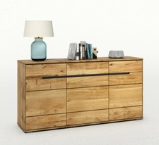 Sideboard Lola Kommode Anrichte Wildeiche teilmassiv geölt Lola B.163cm Regal