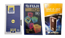 Leerkassette VHS Kassetten leer 2er Pack NEU 180min