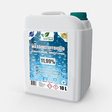 10L Wasserstoffperoxid H2O2 - 11,9% 10 Liter 12% laborgeprüft TOP