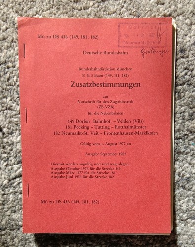 Bundesbahn zugleitbetrieb - bundesbahn,