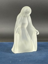 Virgin Statue Frosted Glass