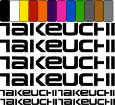 TAKEUCHI aufkleber sticker
