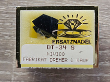 Tonabnehmer Plattenspieler Nadel Nivico DT34S MD2E 4DT2X Victor JVC schwarz