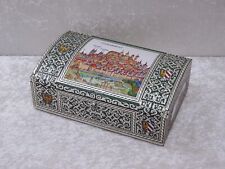 NQbYnK - Blechdose Weiss Lebkuchen Nürnberg - Vintage - Reklame Werbung - LEER