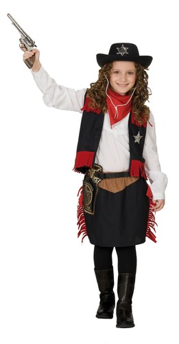 Kinder kostüm cowgirl - kinder, 2tlg