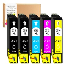 5x Druckerpatronen XL für Epson Stylus DX 4400 4450 5050