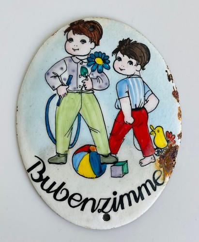 Altes emaille schild - altes,