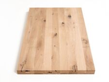 Massivholzplatte Eiche Wildeiche 5 cm DL schwarz gespachtelt Leimholzplatte