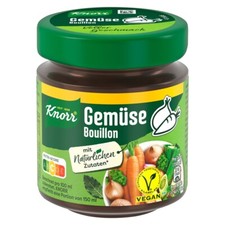 Knorr Bouillon Gemüse ergibt