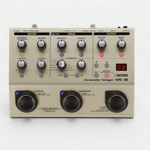 Boss akustikgitarre - boss, ve-8