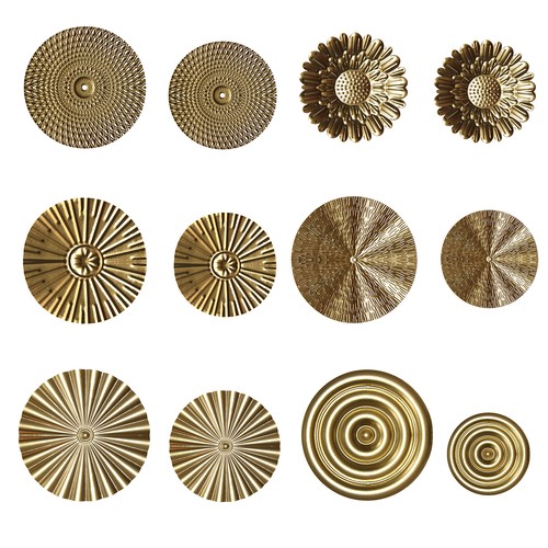Wanddeko metall wellen design - wellen,