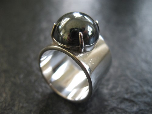 Ring silber 950 handarbeit - ring,