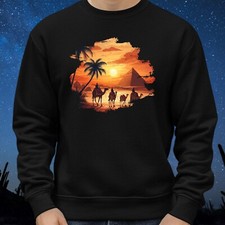 Kamel ägypten sweatshirt - kamel,