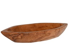 Dekoschale Boot Teakholz