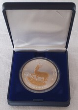 Malawi 50 Kwacha 1 Unze 0,999 Silbermünze 2011 vergoldet - Springbock - Stgl.