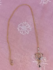 Jugendstil Anhänger 9 kt Gold