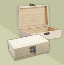 Holzkiste Natur Deckel