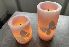 Elambia 2 flammenlose Kerzen
