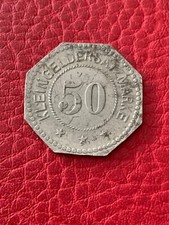 Notgeld Riesenburg (Westpreussen) 50 Pfennig 1917 Eisen