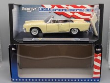 Modellautos 1:18 Ricko Lincoln Continental Convertible 1963 mit OVP