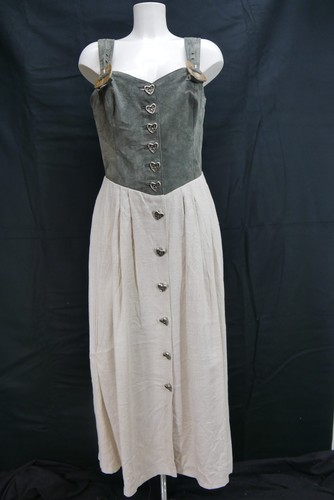 Langes landhauskleid ärmelos - landhauskleid,