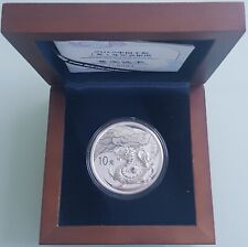 MDS CHINA 10 YUAN 2012 PP / PROOF "YEAR OF THE DRAGON", SILBER
