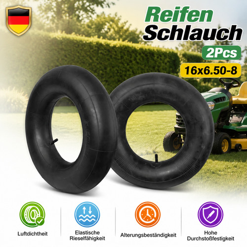 Luftschlauch 16x6 gerade - luftschlauch, 16x6.50-8